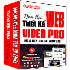 Khóa học "Thiết kế Web Video Pro kiếm tiền trên Youtube" hành trình sáng tạo và chuyên sâu giúp bạn xây dựng một kênh YouTube thành công với nền tảng web chuyên nghiệp.