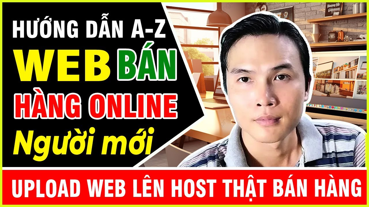 Huong dan thiet ke website ban hang my pham online upload web hosting that