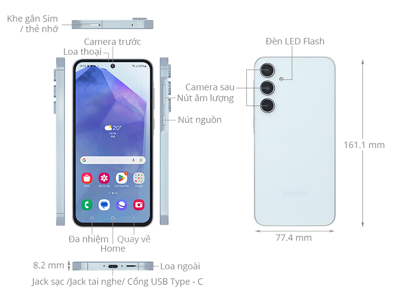 samsung galaxy a55 5g note