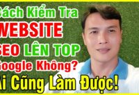 Cách Kiếm Tra Website Seo Lên Top Google Không Ai Cũng Làm Được
