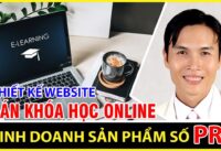 Thiết kế website bán khóa học trực tuyến bán sản phẩm số