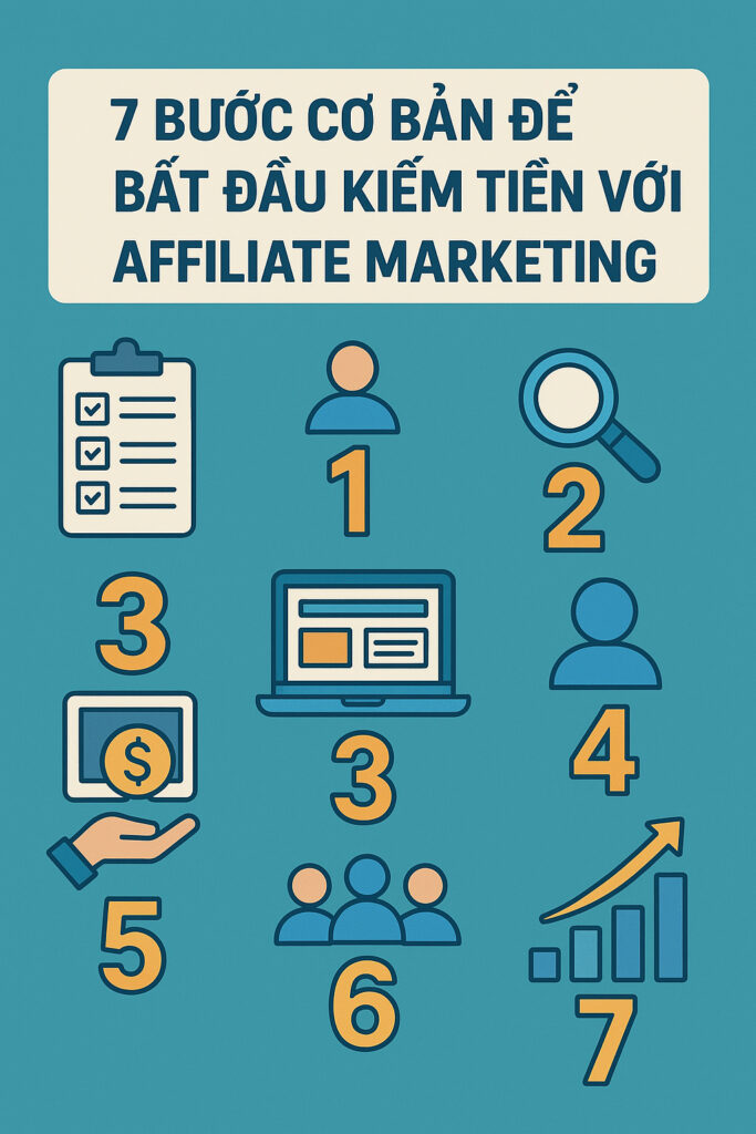 7 Bước Cơ Bản Để Bắt Đầu Kiếm Tiền Với Affiliate Marketing 5 Kiếm tiền với Affiliate Marketing